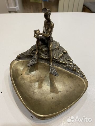 Пепельница нимор. Аквалангист