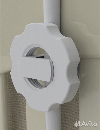 Держатель для балдахина белый