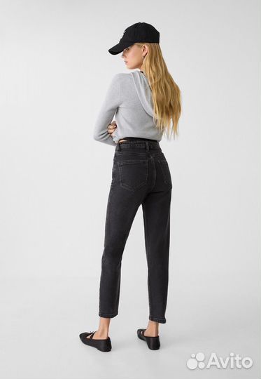 Джинсы Stradivarius mom slim fit