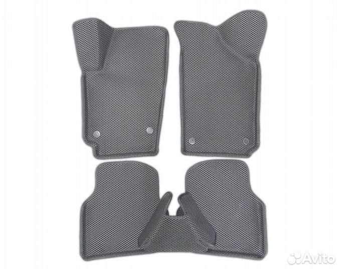 Коврики EVA (ева) 3D VW Polo Седан (серые)