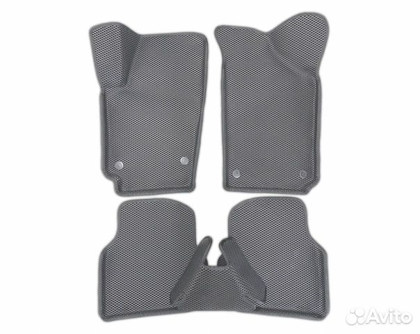 Коврики EVA (ева) 3D VW Polo Седан (серые)