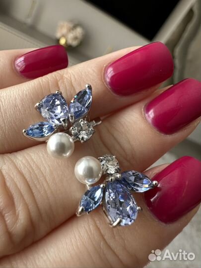 Новые серьги из серебра