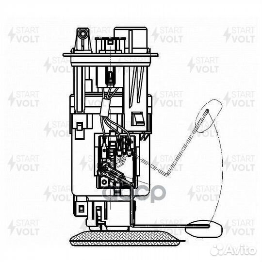 Модуль топливного насоса для а/м Hyundai Matrix