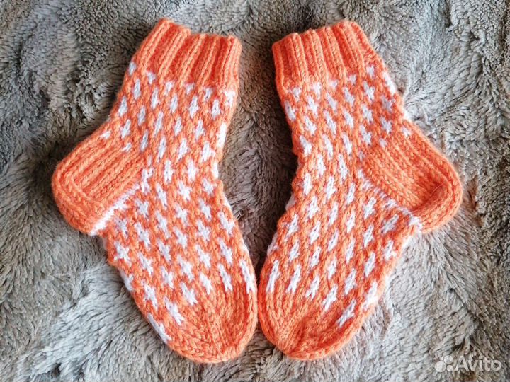 Носки детские вязаные