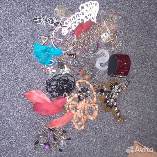 Бижутерия пакетом лом