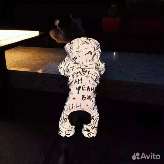 Комбинезон для маленькой собаки зима