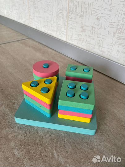 Развивающие деревянные игрушки пакетом