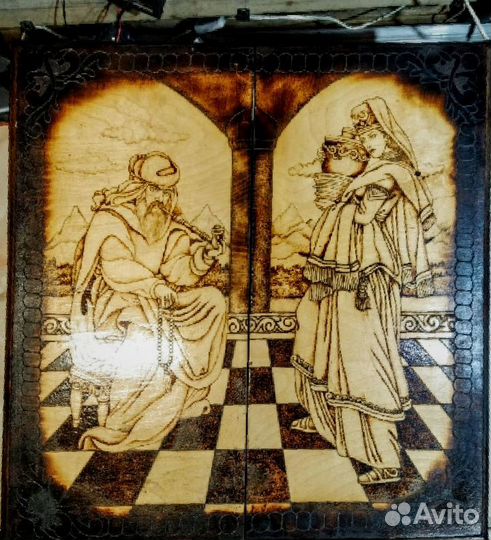 Нарды ручной работы зона