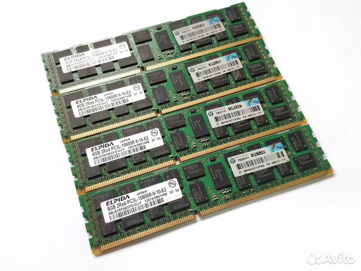 DDR3 REG ECC Elpida 8Gb 1333MHz серверная память