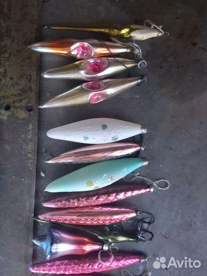 Елочные игрушки СССР