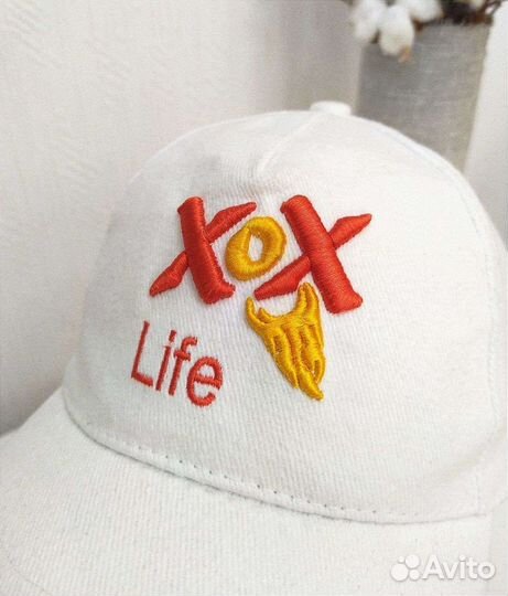 Бейсболка с 3D вышивкой