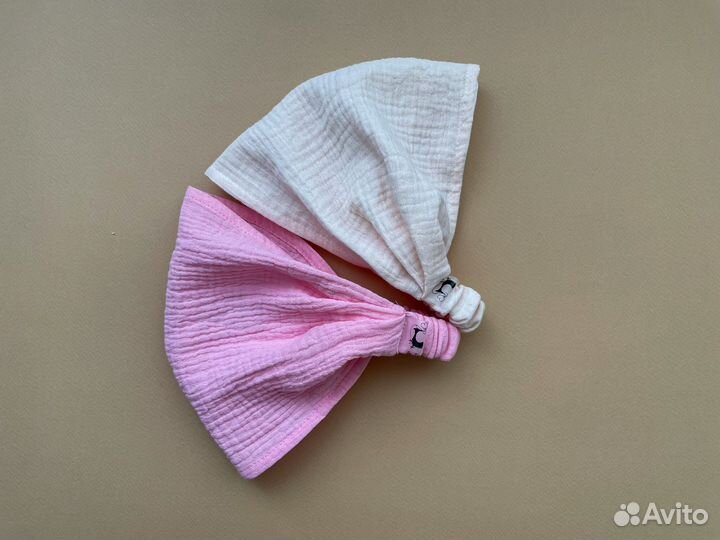 Косынка для малышки из муслина