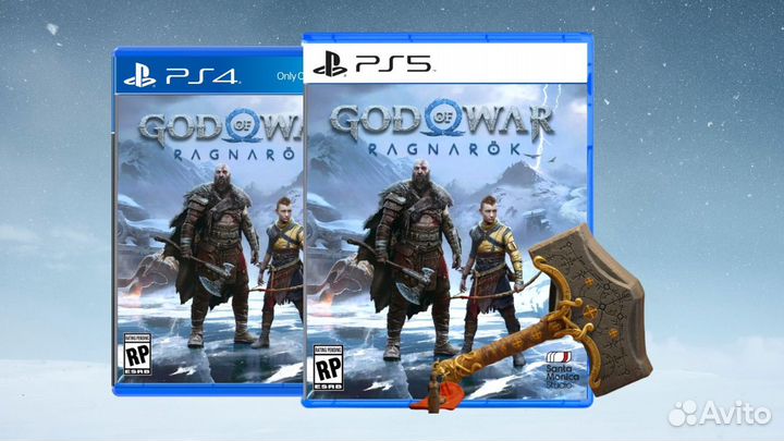 God of War Ragnarok PS4 & PS5 + DLC Valhalla (Рус)