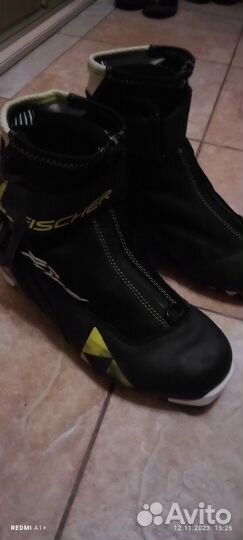 Лыжные ботинки fischer junior combi