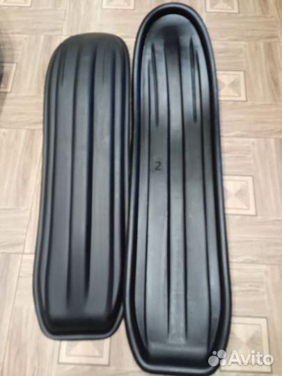 Накладки на лыжи 2 широкая для снегоходов Ямаха