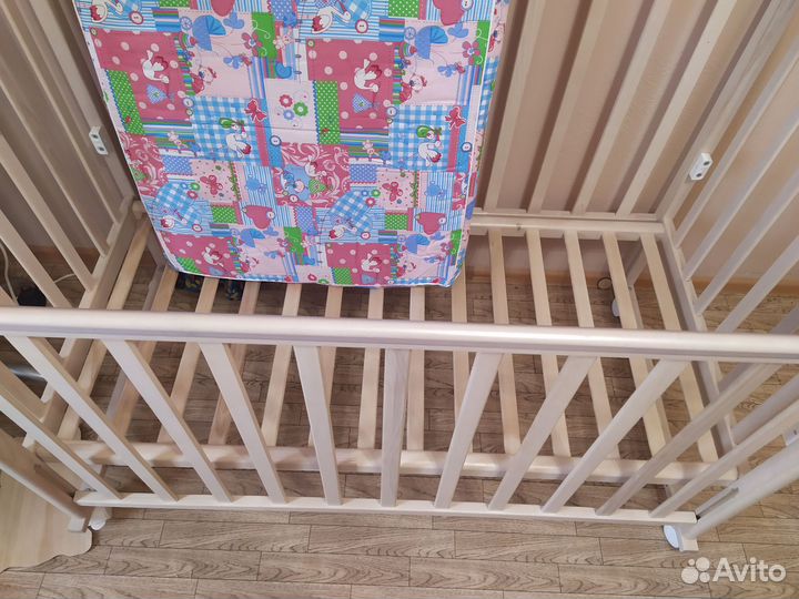 Детская кровать Регулируемая с матрасом