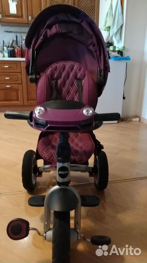 Трехколесный велосипед с родительской ручкой