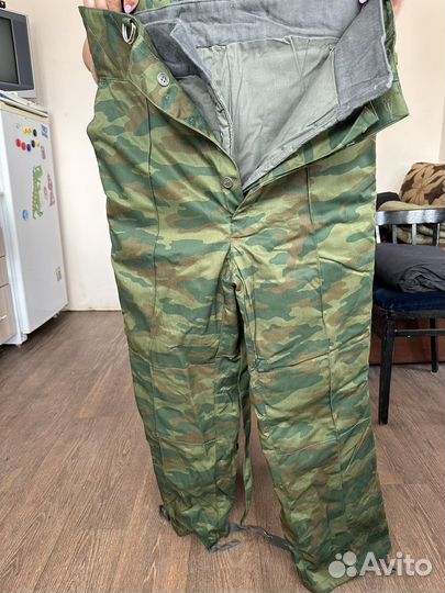 Военный ватные штаны