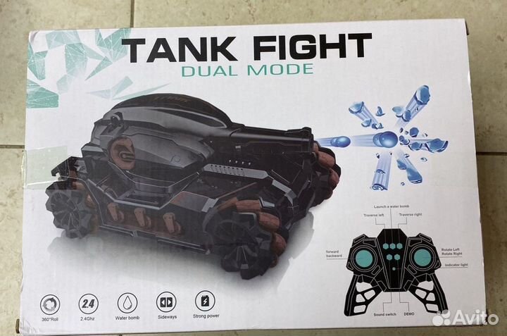 Детский танк на радиоуправлении