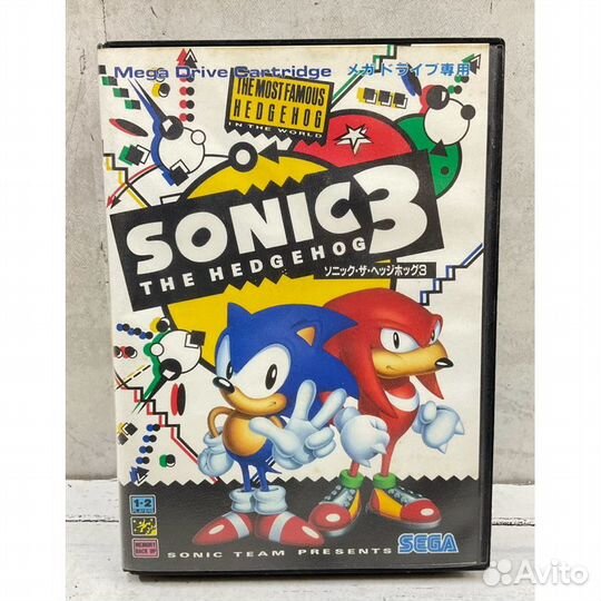 Ретро игра Sonic the Hedgehog 3 (Japan) (G-5531)
