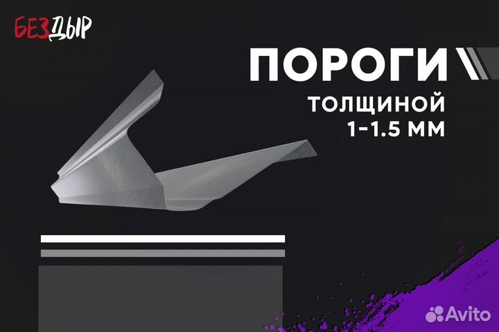 Кузовной порог Renault Sandero правый