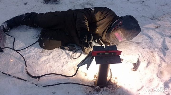 Свайно винтовой фундамент