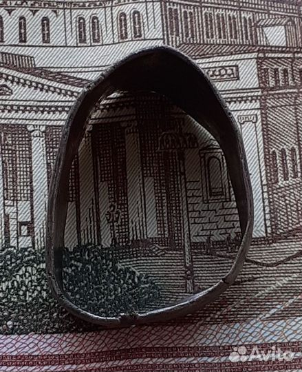 Перстень фино - угры 11 - 12 век серебро