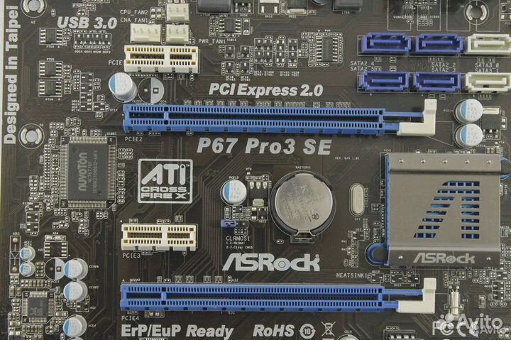 Материнская плата (1155) ASRock P67 Pro3 SE