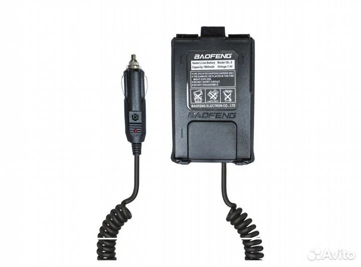 Baofeng Адаптер питания от прикуривателя для UV-5R