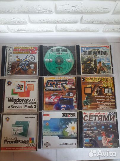 Диски разные DVD, CD, установочные, игрушки