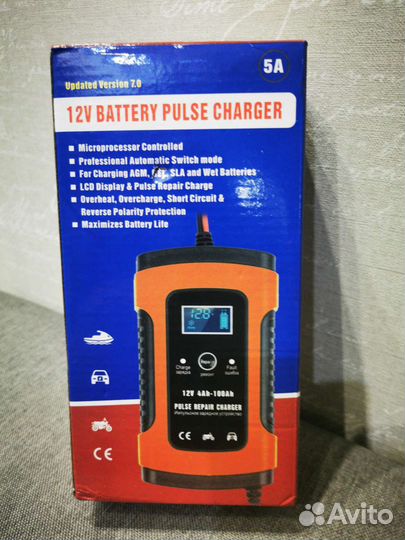 Зарядное устройство для акб 12V -5A (AGM/GEL/SLA)