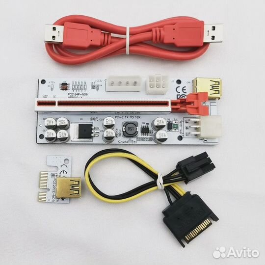 Райзер (Riser) ver. 010X 010S mole PCI-E 1X - 16X