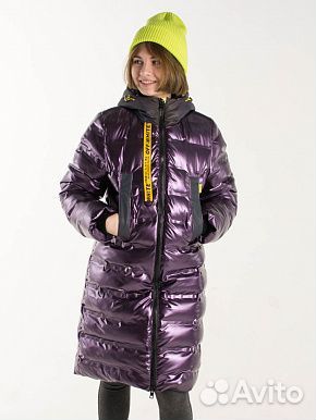 Пуховик на рост 164