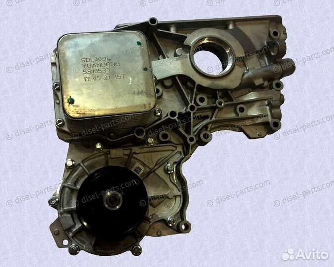 Крышка передняя двигателя Газель Каминс 2.8 бу