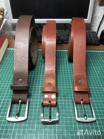 Ременнь кожаный