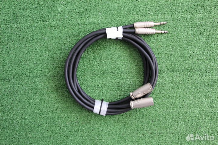 2Jack-2XLR Q-Flex мощный, Япония