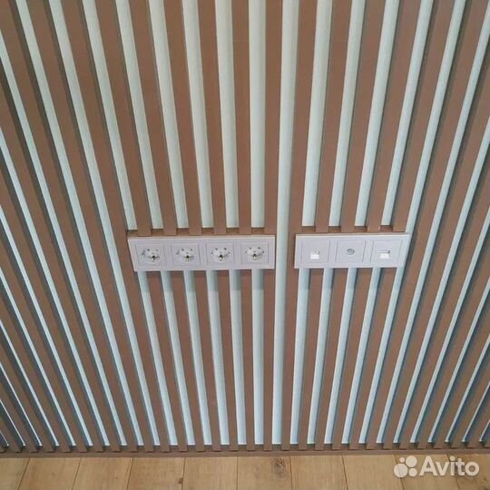 Декоративные рейки woodwall 16 шт