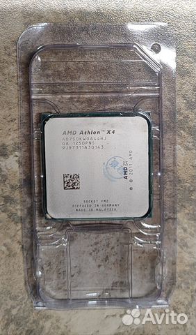 AMD X4 750K (4 ядра, 4 Ггц) FM2