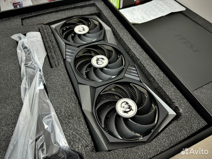 RTX 3060Ti 8Gb MSI Gaming Z Trio. Пломба, коробка