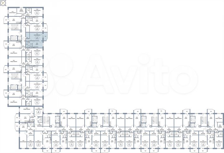1-к. квартира, 48,4 м², 8/17 эт.