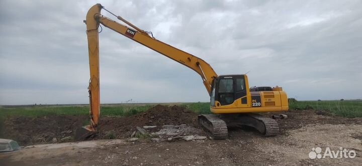 Услуги экскаватора (длинная, короткая) Komatsu