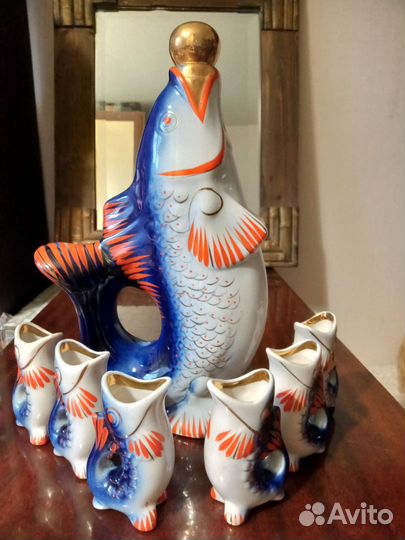 Коньячный набор СССР Рыба