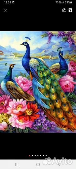 Алмазная мозаика Птицы, 20/30