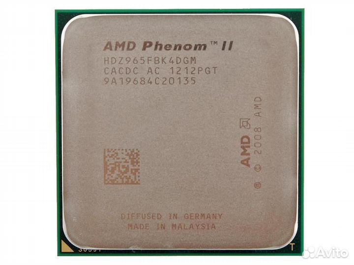 AMD Phenom II X4 Deneb 965 (3400MHz, AM3, L3 6144K