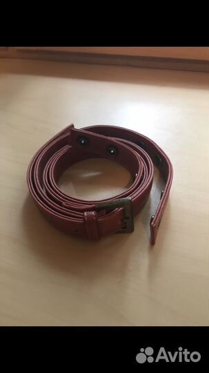 Ремень кожаный на сумку