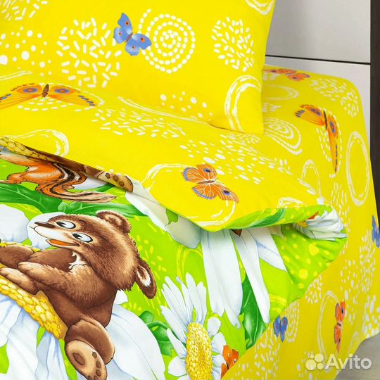 Новый 1,5 Комплект Постельного Белья Art Kids Бязь