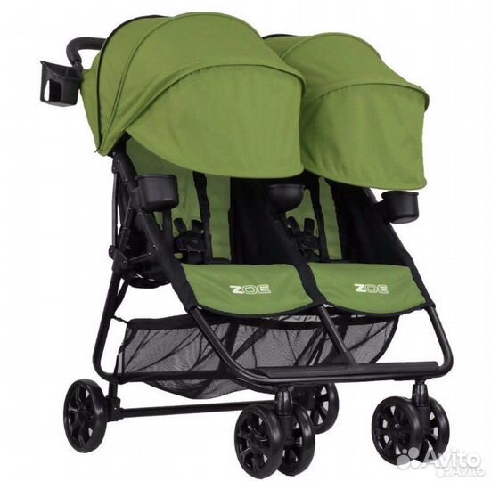 Коляска прогулочная для двойни Zoe