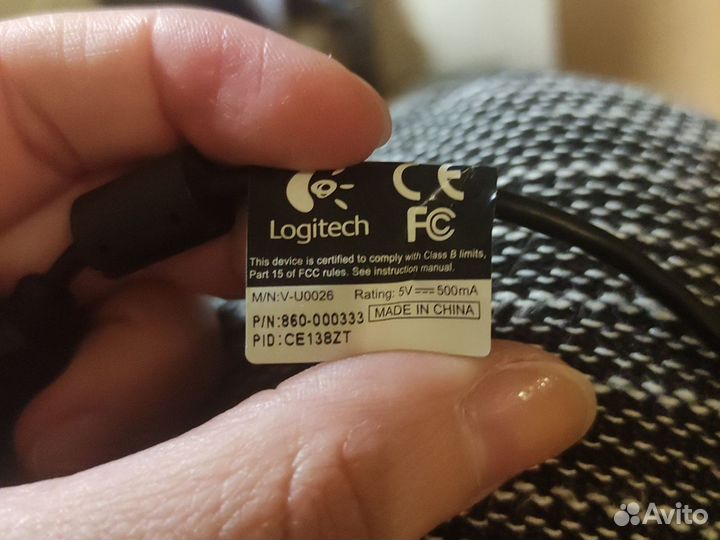 Веб-камера Logitech Webcam C170