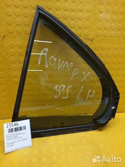 Стекло боковое заднее левое Mitsubishi Lancer