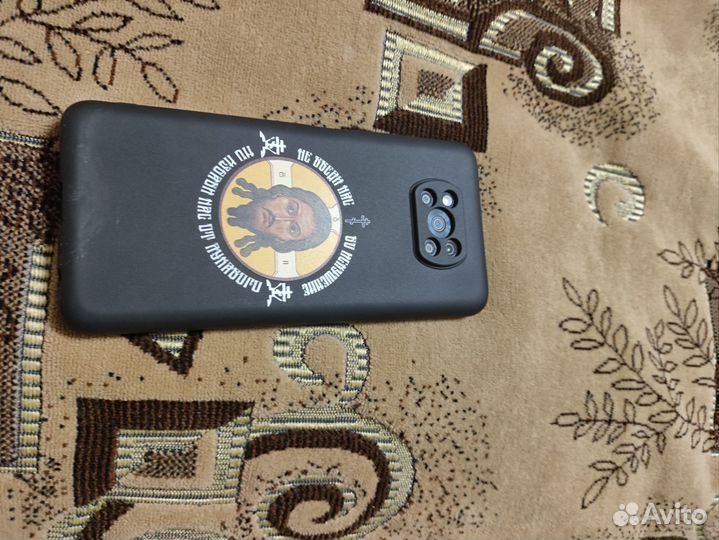 Чехол на Poco x3 pro Иисус
